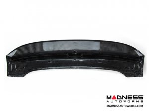 FIAT 500 Roof Spoiler - Carbon Fiber - ABARTH Style - High Gloss Clear Coat Finish